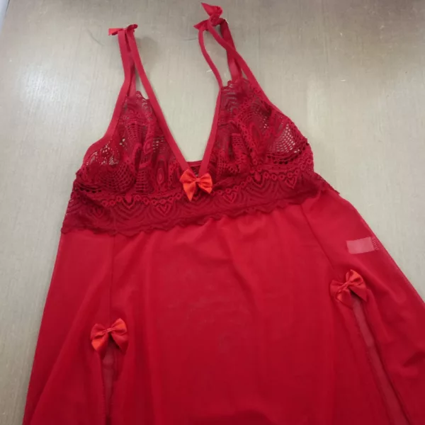 Camisola Romance Elegante em Tule - Imagem 3