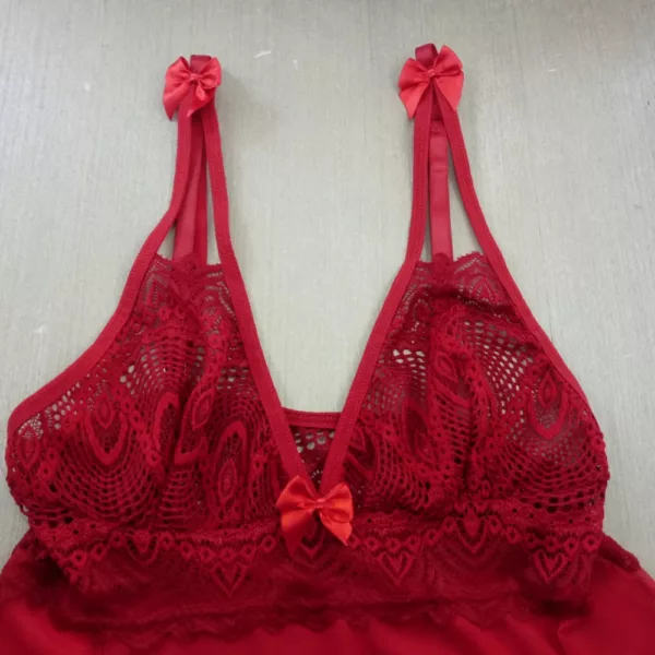 Camisola Romance Elegante em Tule - Imagem 5