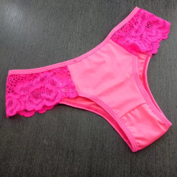 Calcinha Tanga Lú Romantic detalhes em Renda - Imagem 7