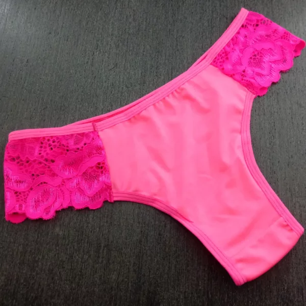 Calcinha Tanga Lú Romantic detalhes em Renda - Imagem 8