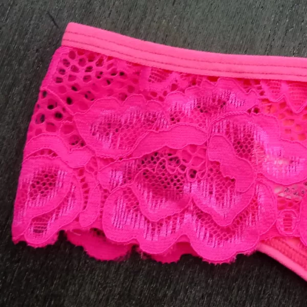 Calcinha Tanga Lú Romantic detalhes em Renda - Imagem 9