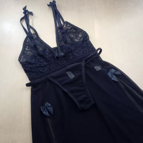 Camisola Romance Elegante em Tule LBR10075