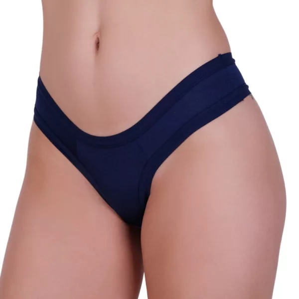 Tanga Fio Básica Tecido Leve e Respirável - Imagem 3
