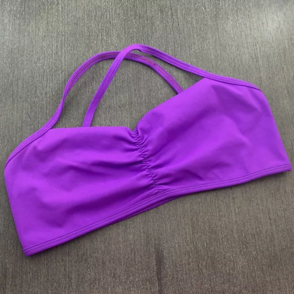 Top Fitness Poliamida Violeta MTX MODA
