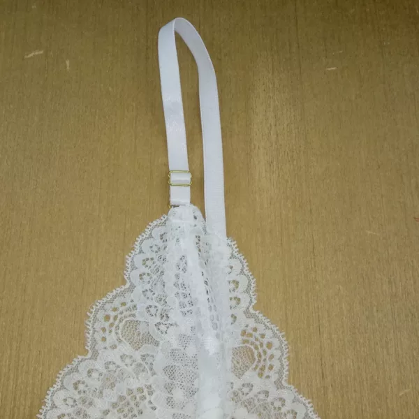 Camisola Sensuale com Renda e Tule - Imagem 4