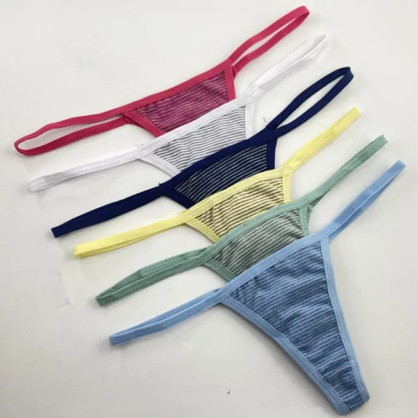 Calcinha Tanga em Algodão Juju LBR10135