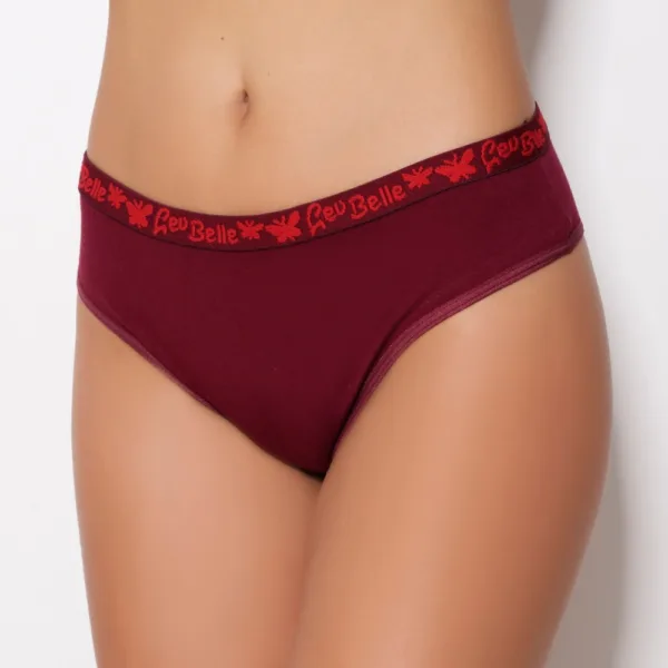 Kit com 3 Calcinhas em Cotton Liso Cores Variadas - Imagem 5