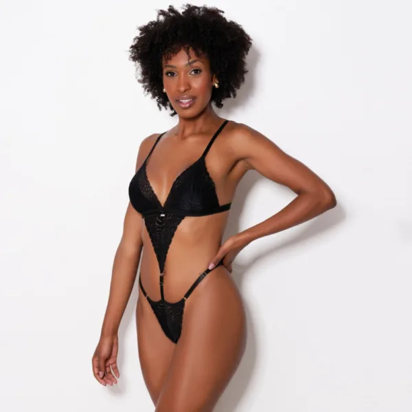 Body Fio Sedutor Lua Cor Preto