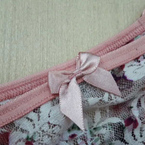 Tanga Fio em Renda com Fecho na Lateral - Imagem 6