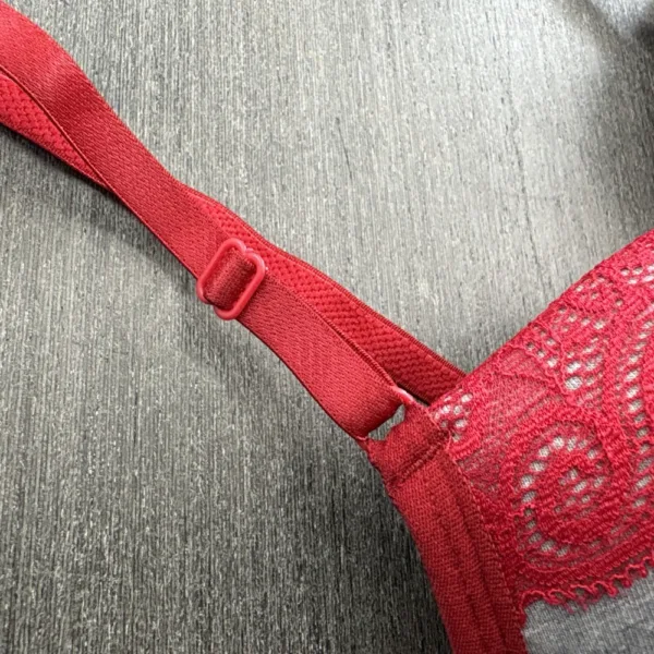 Conjunto Lingerie com Bojo e Renda Delicada Mescla